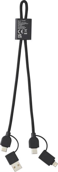 CAVO DI RICARICA RAPIDA 6 IN 1 RICICLATO RCS 45W